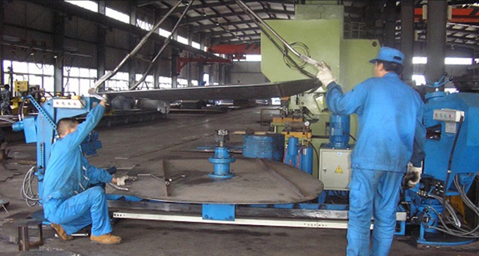 Dished Head Plate Bending Machine